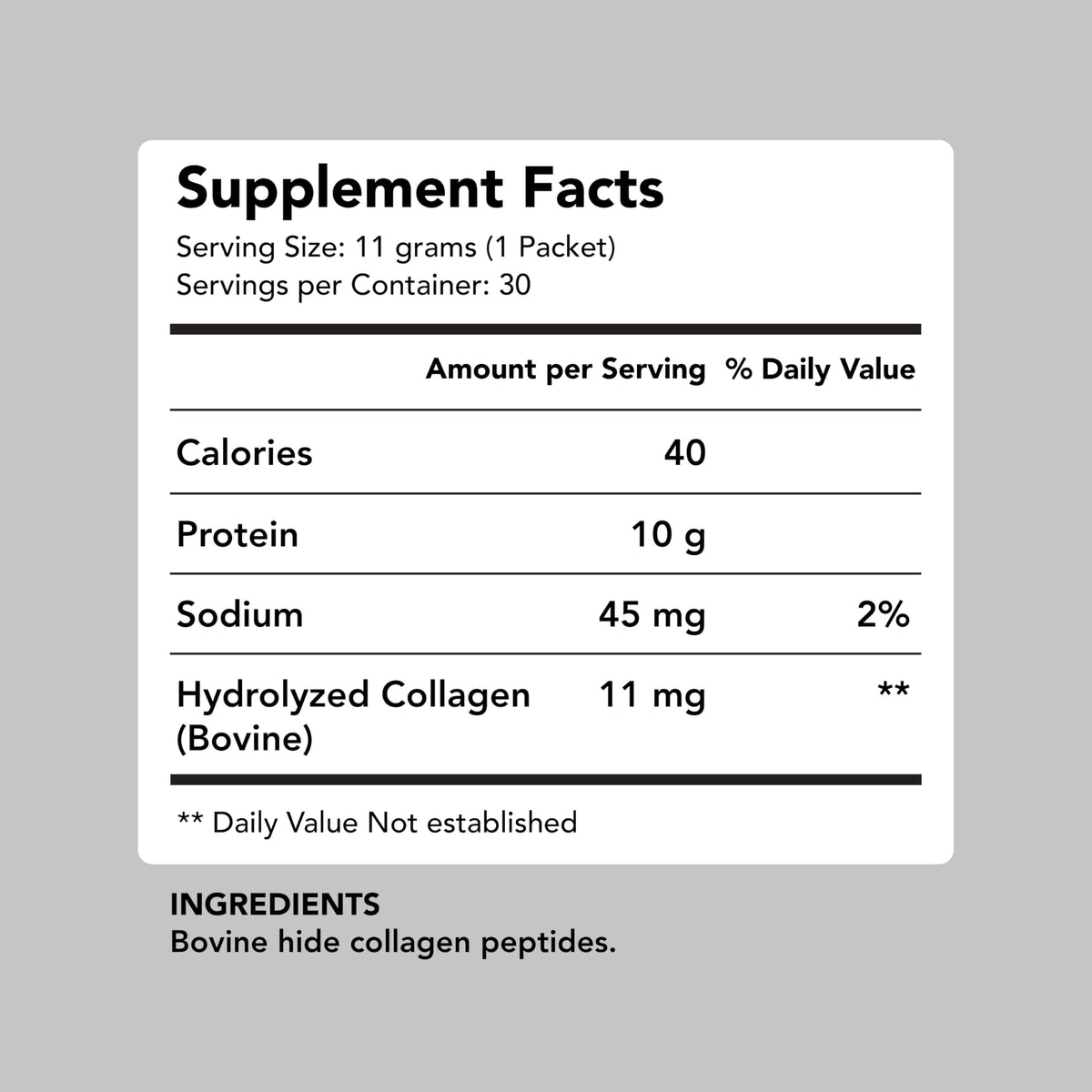 AMANDEAN Collagen Peptides Powder Grass-Fed - 30 Packets - image 4