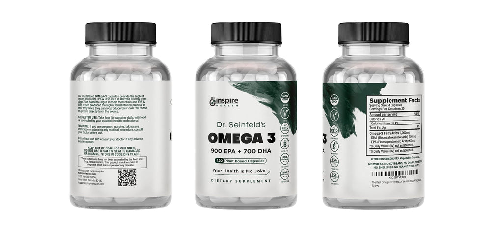 GINSPIRE NUTRITION The Very Best - Alge Omega 3 Vegan Supplement