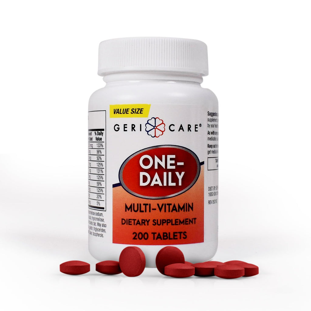 GeriCare One-Daily Multivitamin Tablet - 200 Count