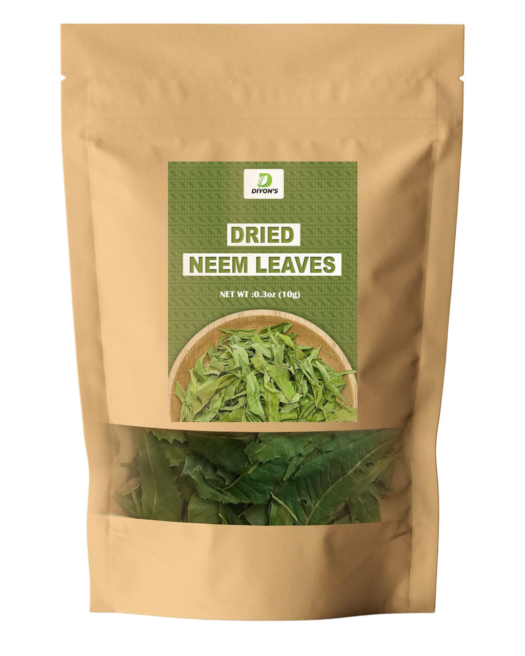 Diyon's Whole Dried Neem Leaves - 10 g