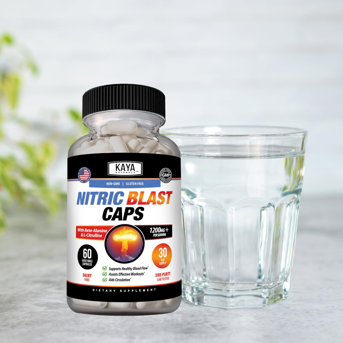 Kaya Naturals - Nitric Blast Potent All-Natural Herbal Supplement