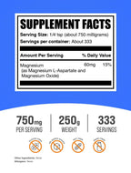 BulkSupplements.com Magnesium L-Aspartate Powder