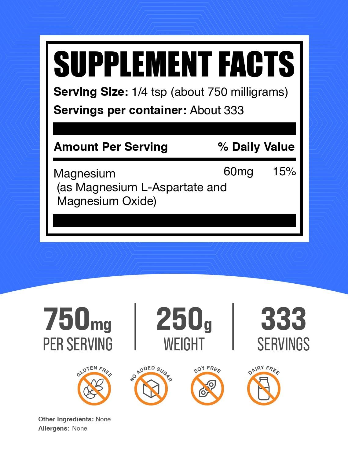 BulkSupplements.com Magnesium L-Aspartate Powder