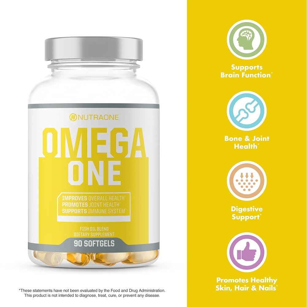NutraOne OmegaOne Omega-3 Fish Oil Supplement - 90 Softgels - image 4