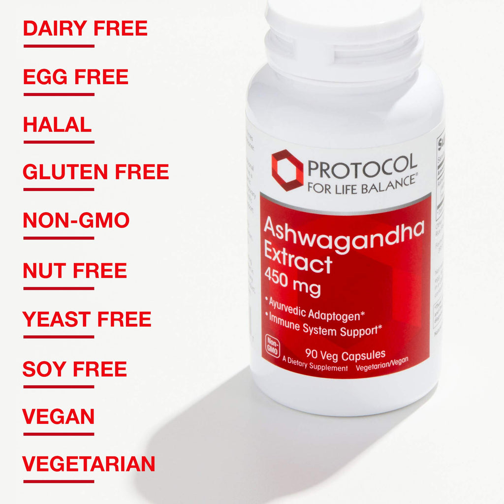 PROTOCOL FOR LIFE BALANCE Ashwagandha Extract 450 mg - 90 Vegetarian Capsules - image 5