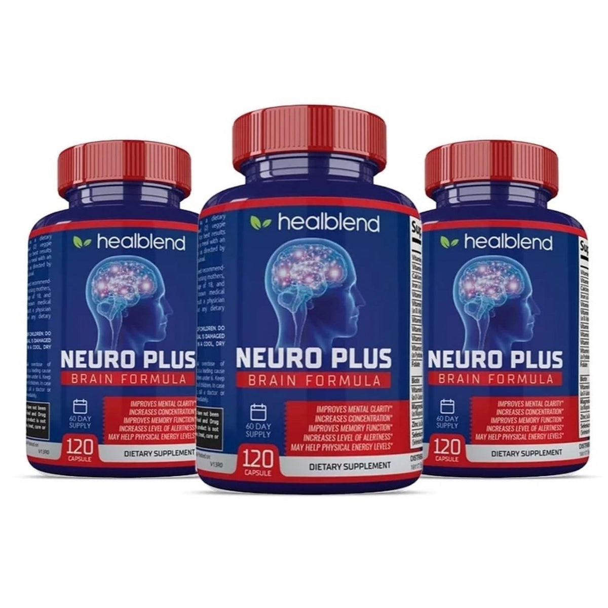 healblend Neuro Plus Brain & Focus Formula - Nootropic Brain Booster