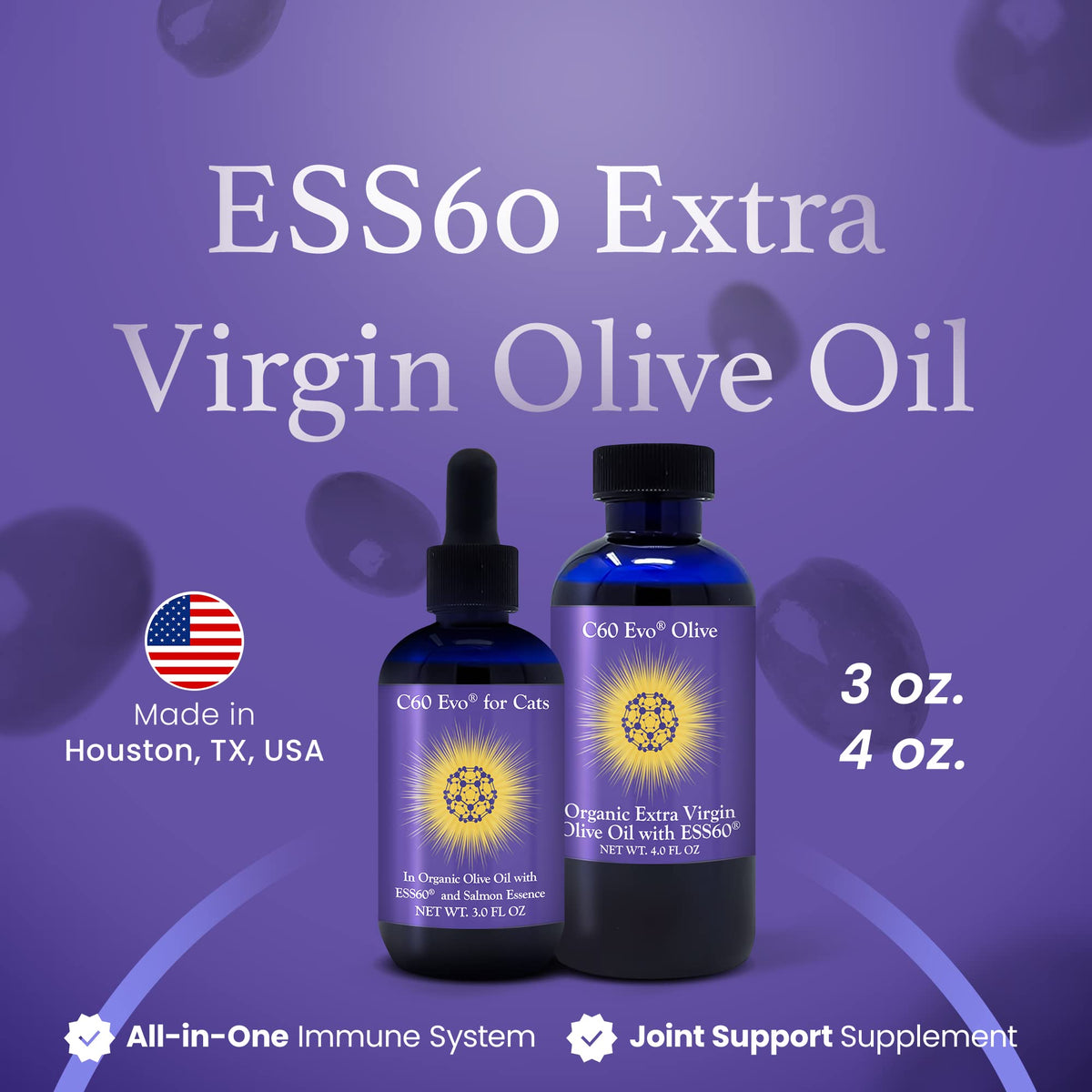 Generic C60 Evo Cat Lover Set ESS60 in Olive Oil - 2 Bottles - image 2