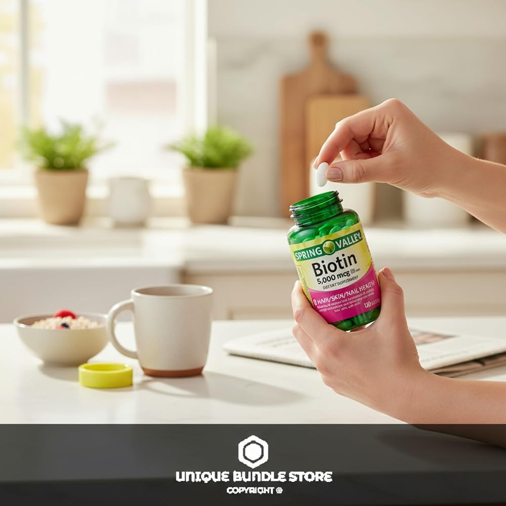 Unique Bundle Store Biotin 5000mcg