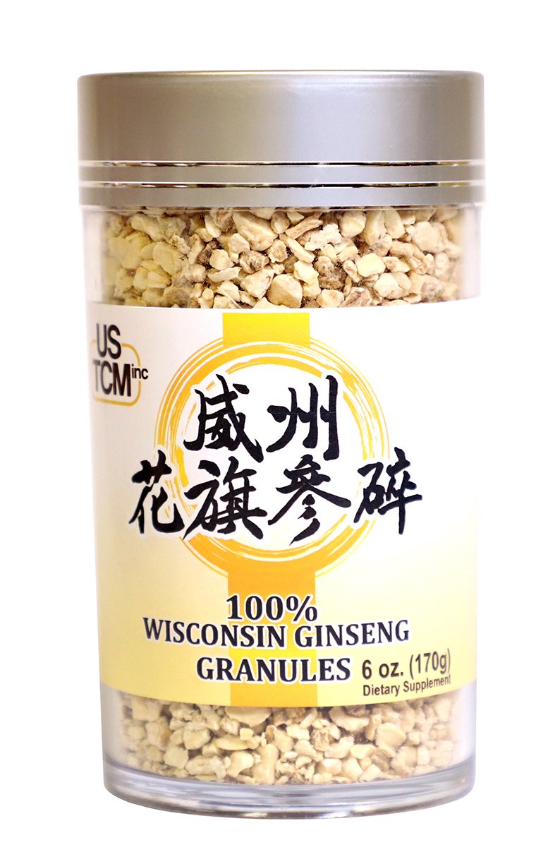 USTCM Wisconsin American Ginseng Granules for Tea - 6 oz