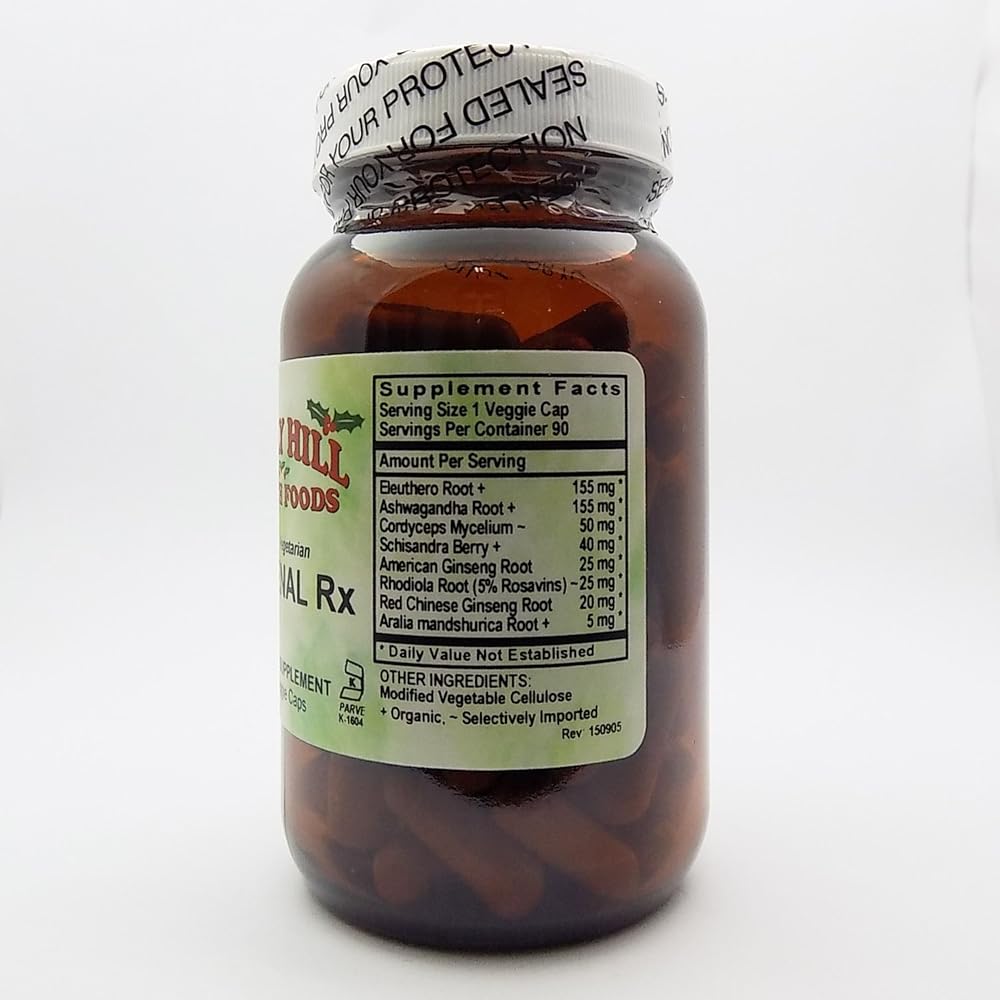 Holly Hill Health Foods Adrenal Rx 100% Vegetarian - 90 Capsules - image 2
