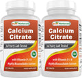 Best Naturals Calcium Citrate with Vitamin D-3 240 Tablets