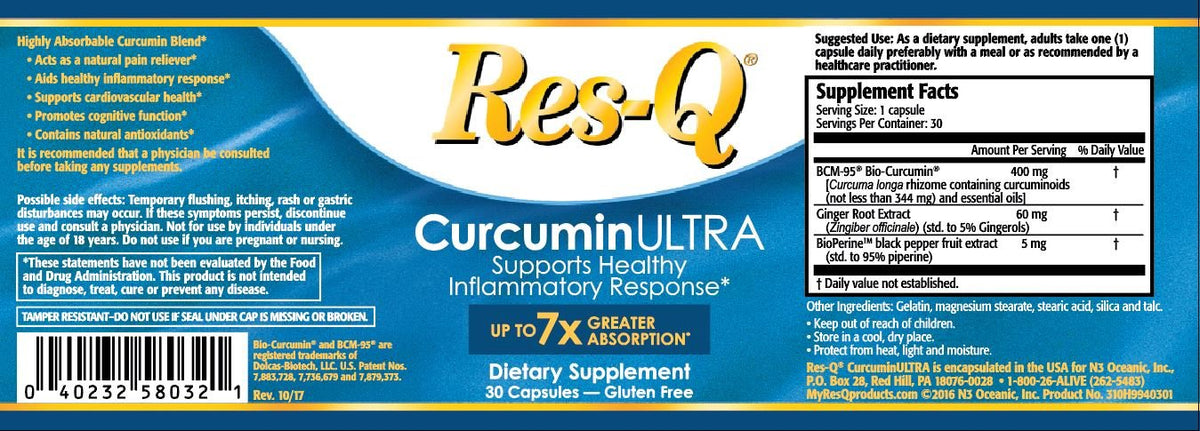 Res-Q Curcumin Ultra - 30 Capsules - image 3