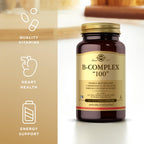 Solgar B-Complex 100 Energy Metabolism Support - 200 Vegetable Capsules - image 4