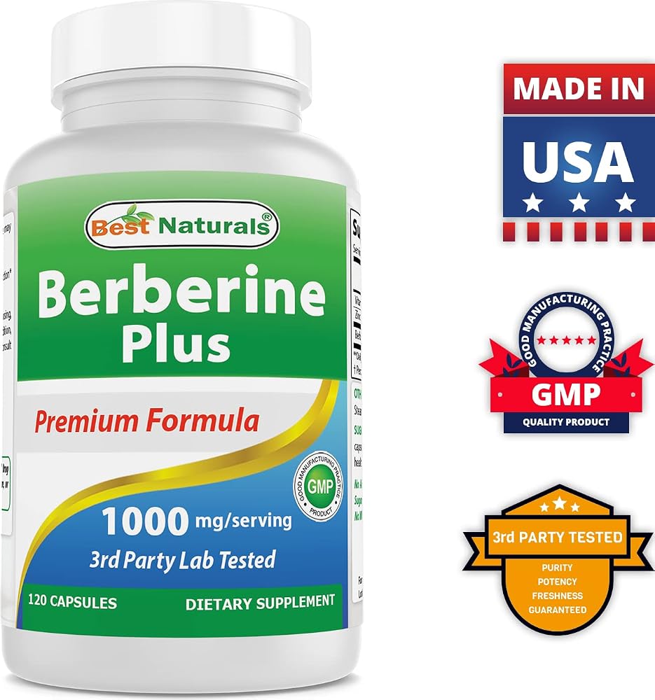 Best Naturals Berberine Plus 1000 mg - 120 Capsules - image 8