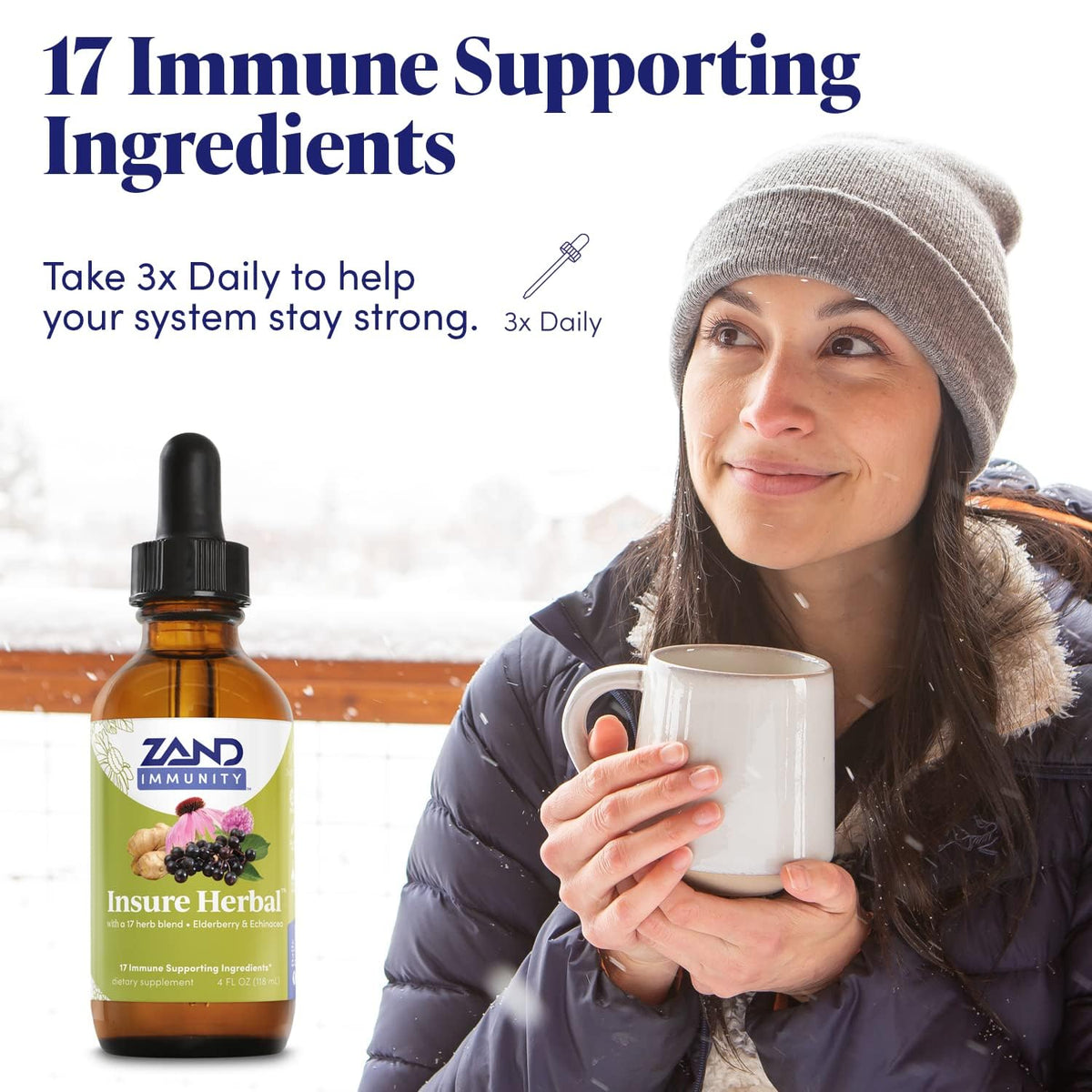 ZAND Insure Herbal Liquid Blend with Echinacea & Elderberry - 4 FL OZ - image 3