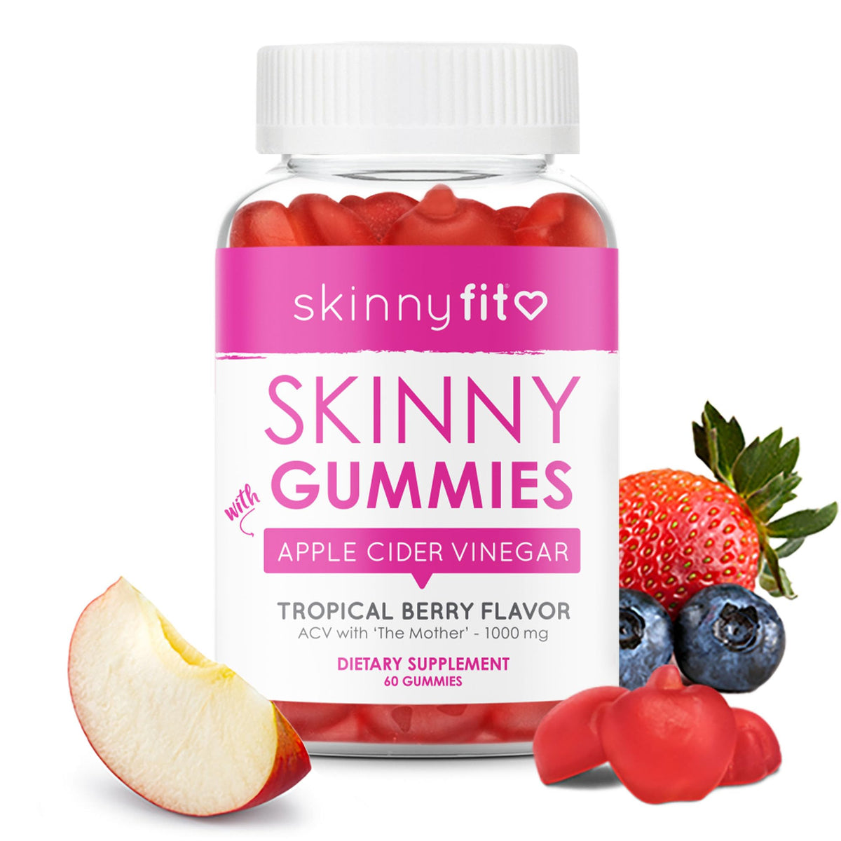 SkinnyFit Skinny Gummies Apple Cider Vinegar - 60 Gummies