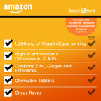 Amazon Basic Care Immune Support Chewable Tablets Citrus - 116 Count - image 3