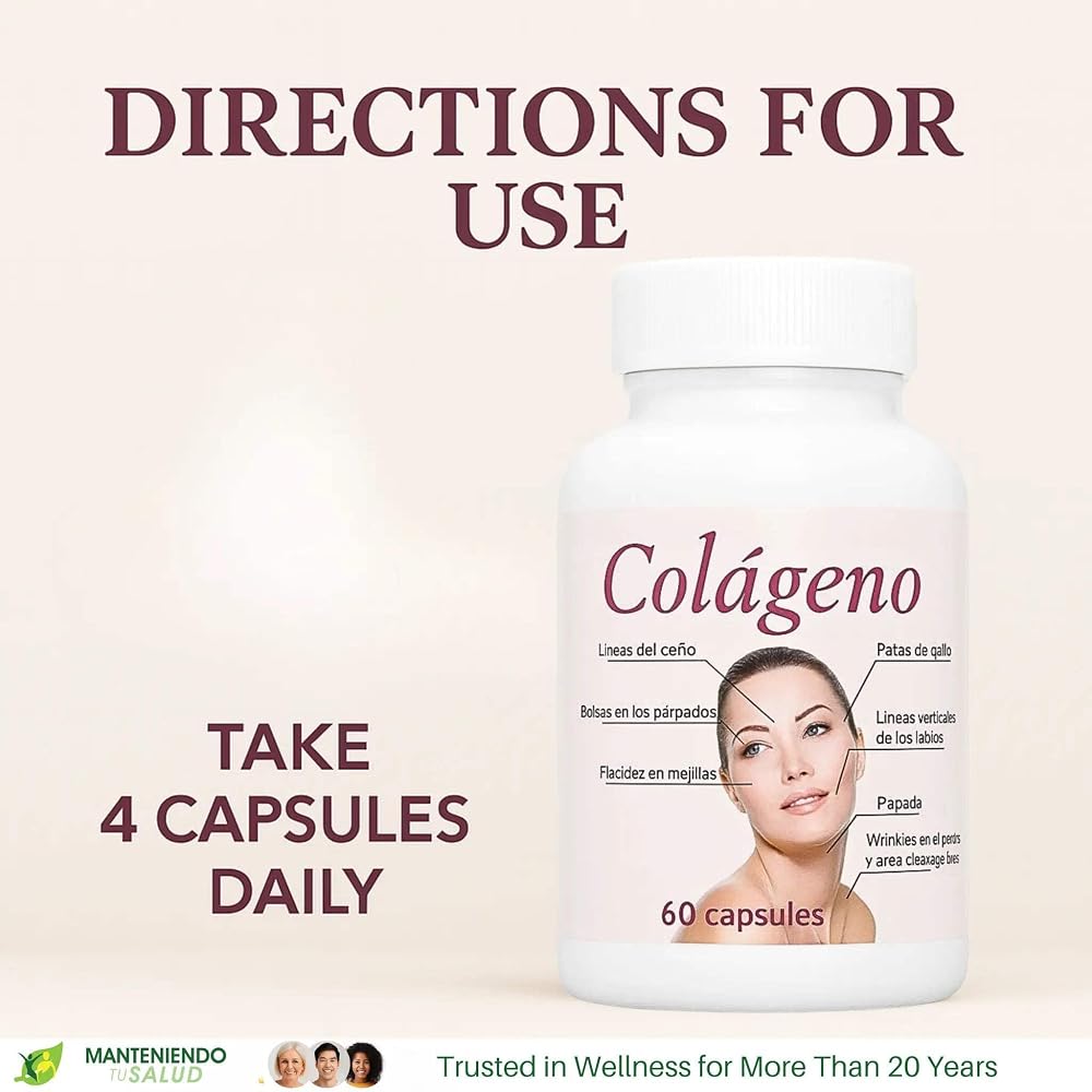 Manteniendo Tu Salud Collagen Beauty Support Formula - 60 Capsules - image 5
