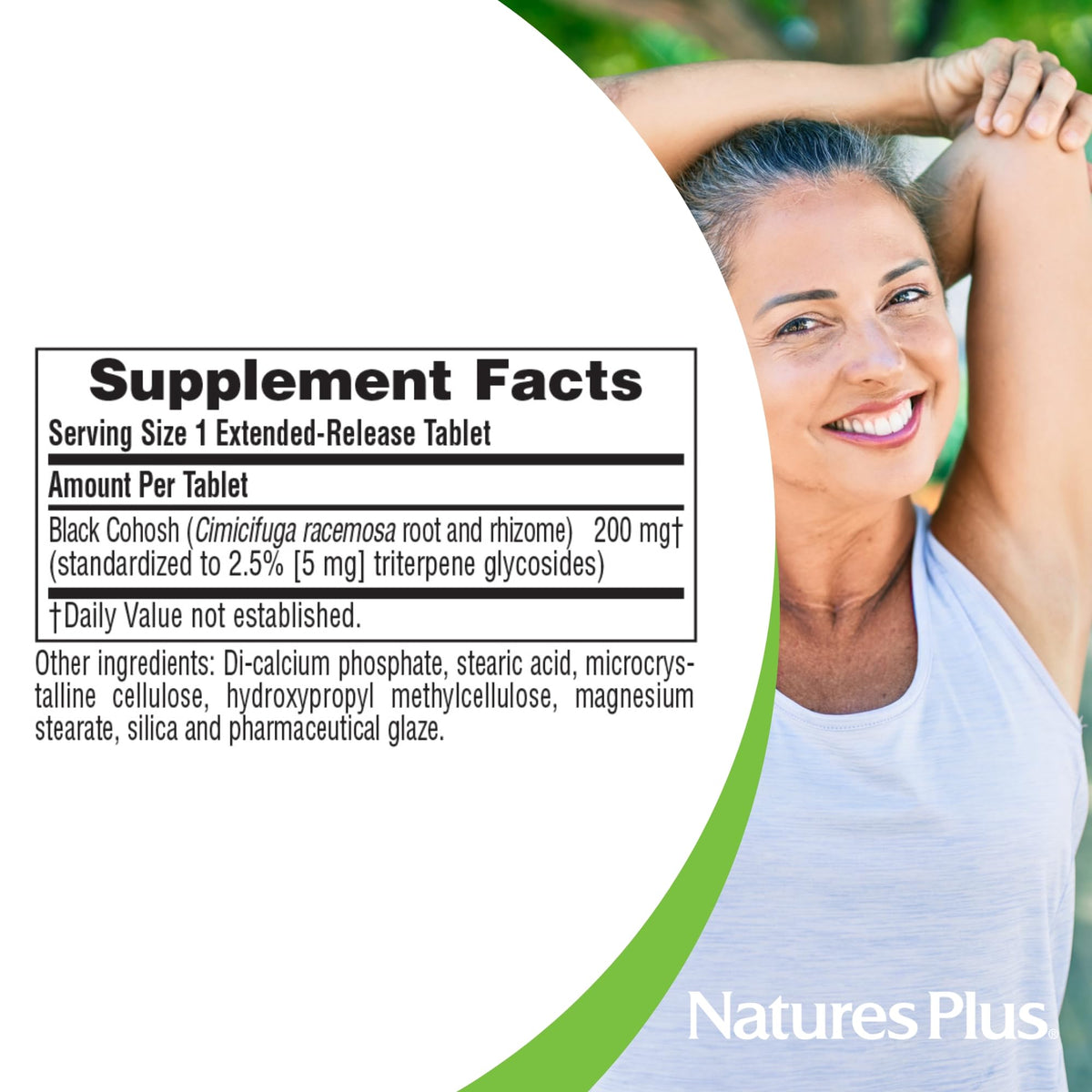 NaturesPlus Herbal Actives Black Cohosh - 30 Tablets - image 4