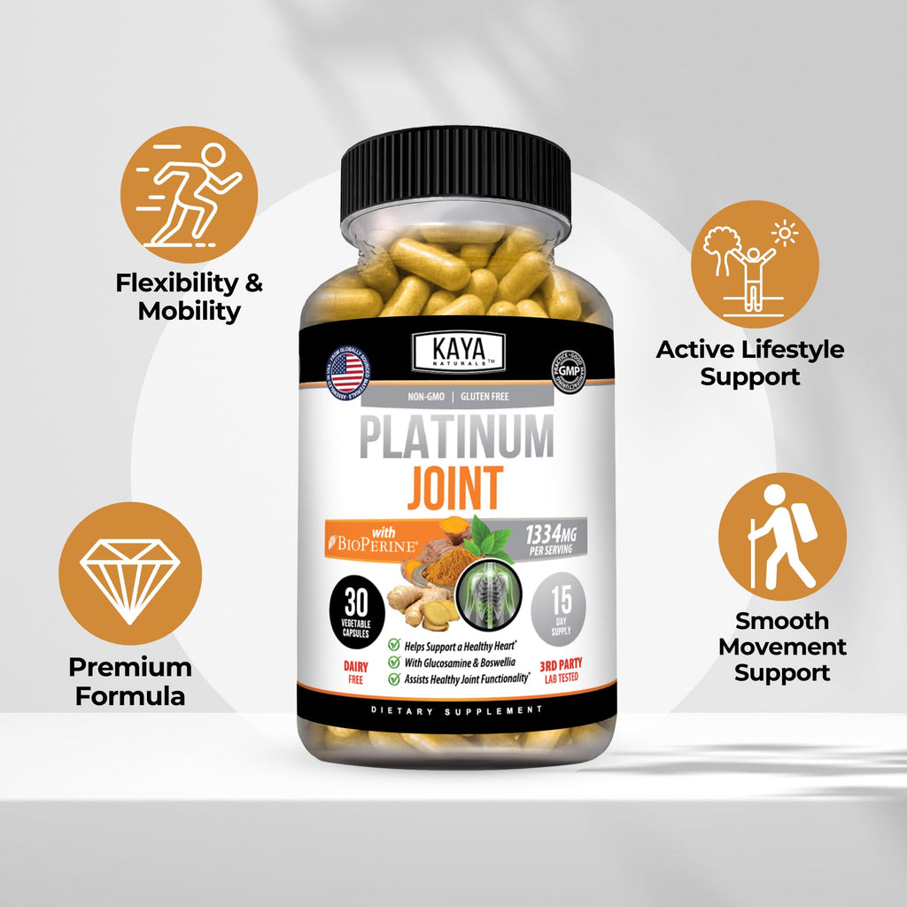 Kaya Naturals Platinum Mobility Support Glucosamine - 30 Capsules - image 4