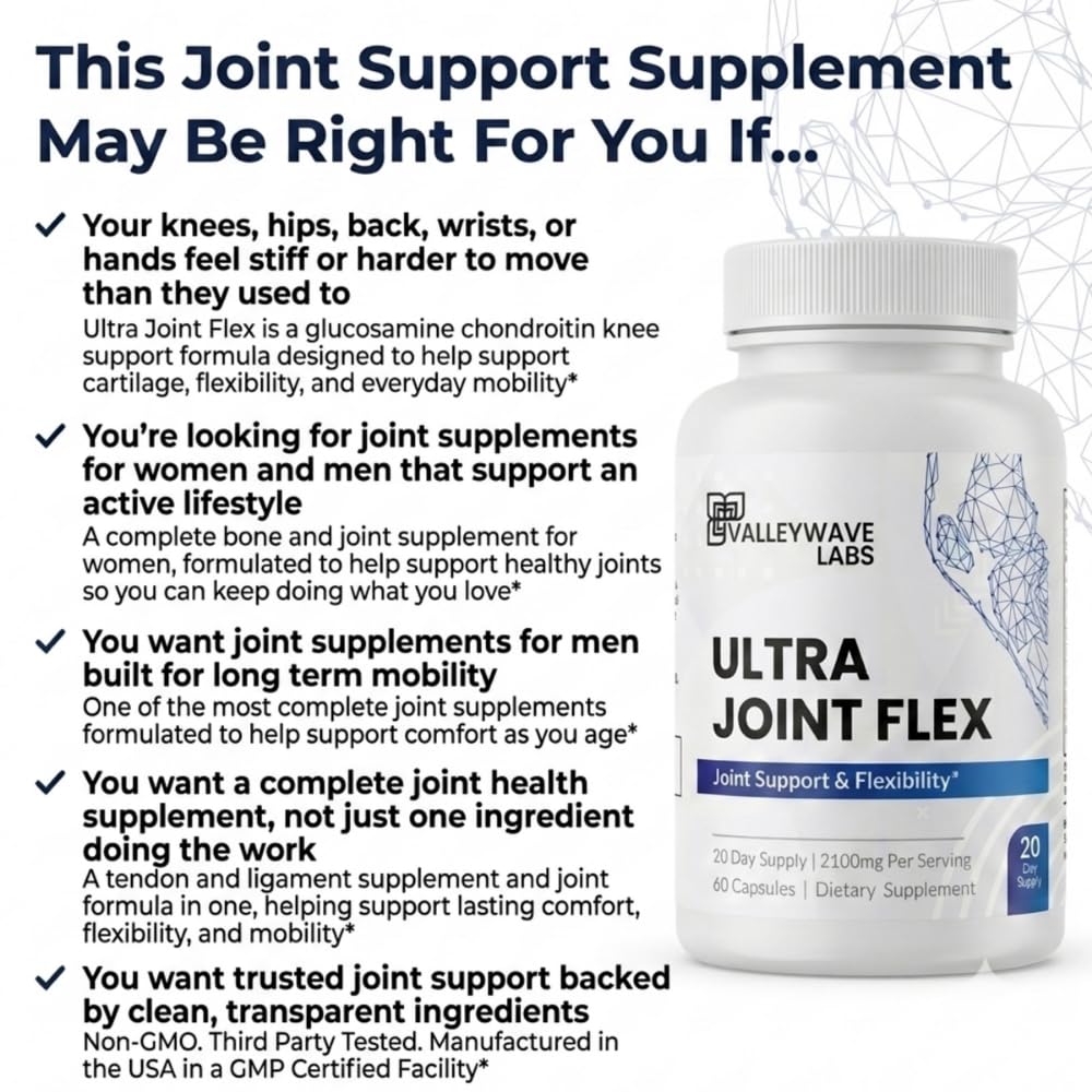 Valleywave Labs Ultra Joint Flex Joint Support - 60 Capsules - image 2
