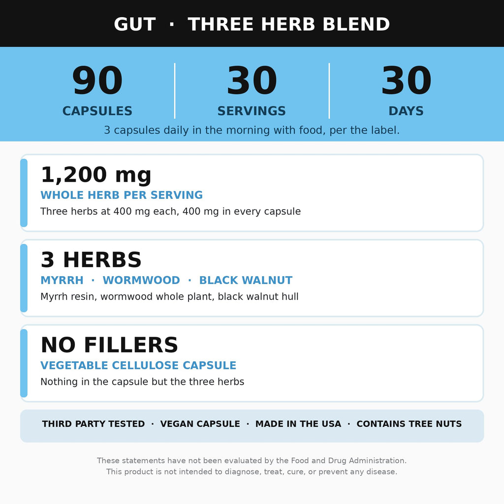 Alkaline Herb Gut Supplement - 90 Capsules - image 6
