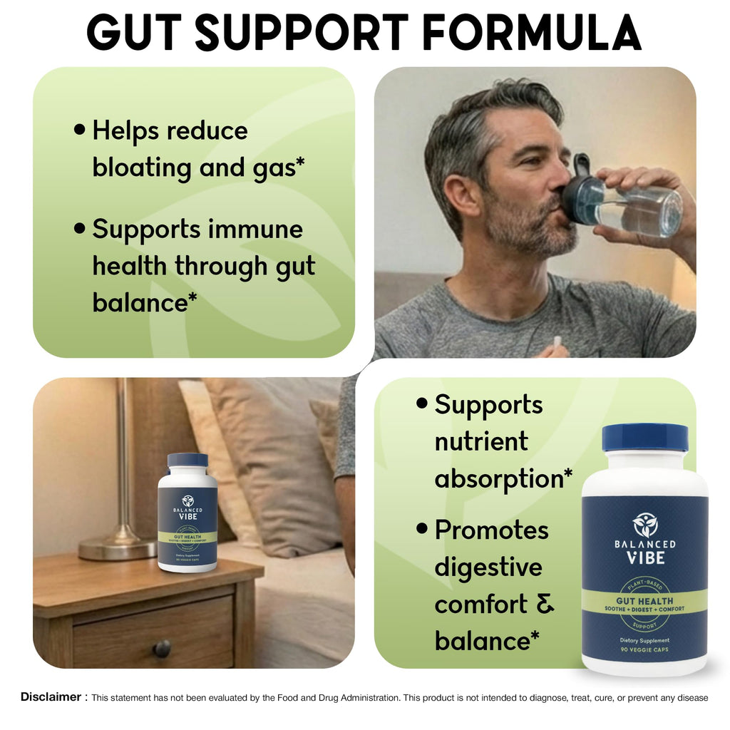 Balanced Vibe 7-in-1 Gut Health Supplement - 90 Capsules - image 2