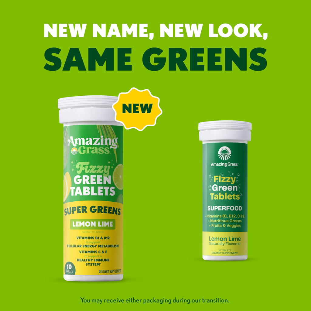 Amazing Grass Effervescent Fizzy Green Tablets