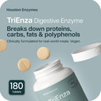 Houston Enzymes TriEnza Digestive Enzymes - 180 Chewables - image 3