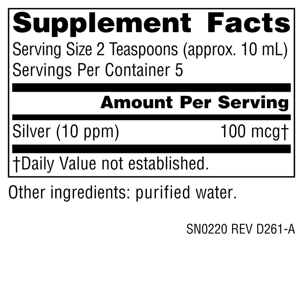 Source Naturals Ultra Colloidal Silver 10 ppm - 2 fl oz - image 2