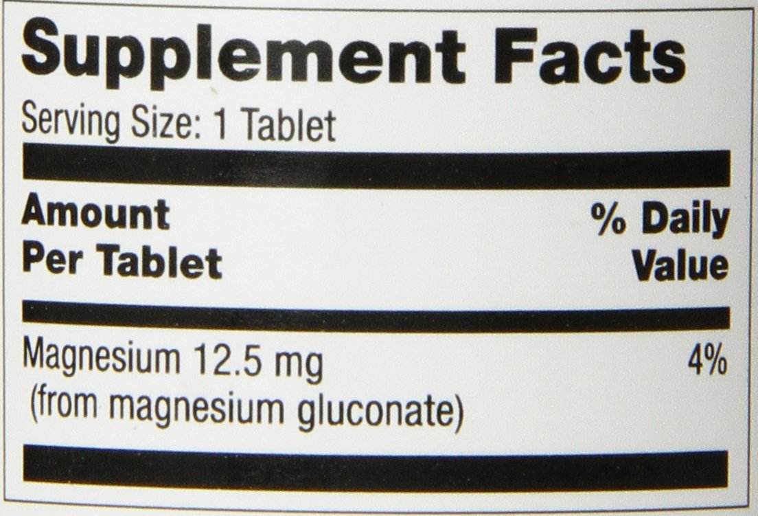 Optimum Magnesium Gluconate 250 mg - 100 Tablets - image 5