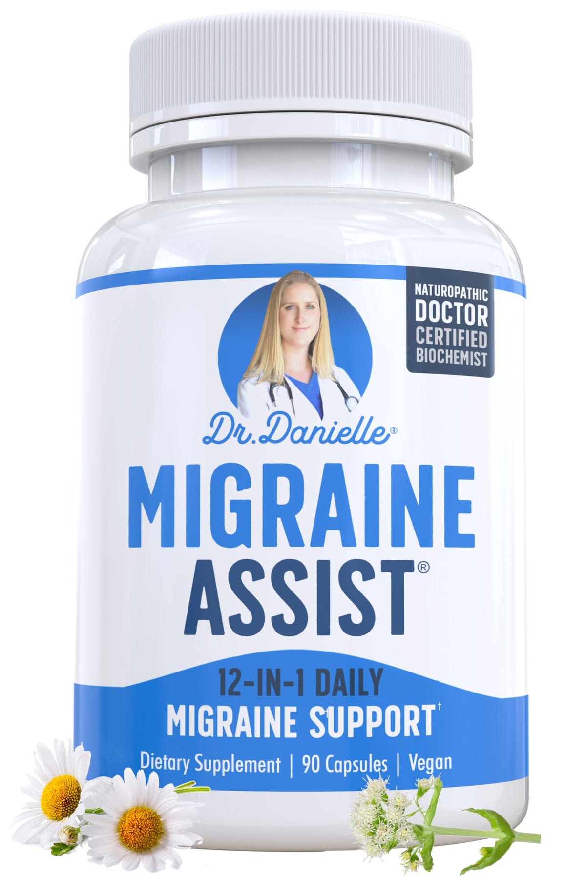 Doctor Danielle Migraine Assist Supplement - 90 Capsules