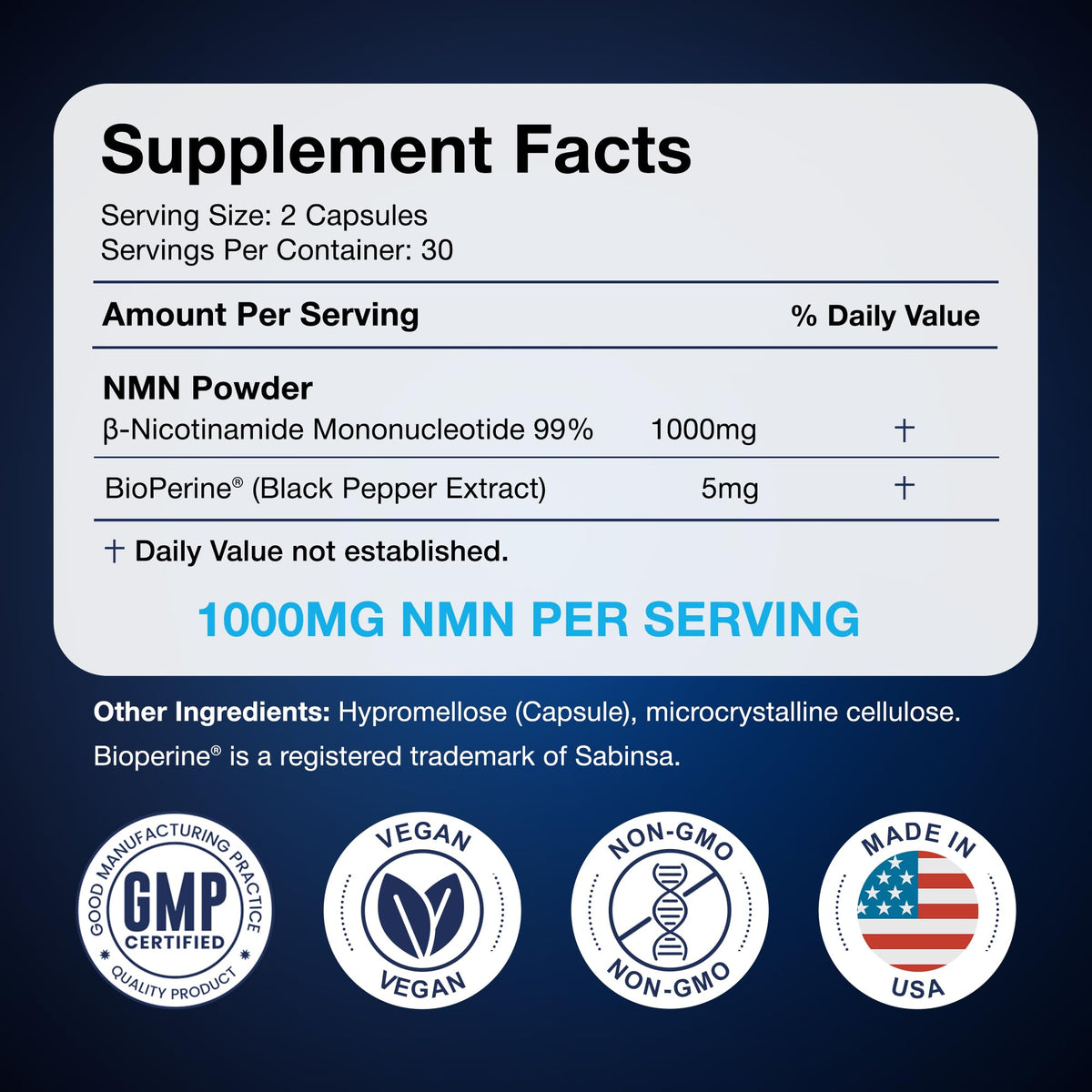Black Forest NMN 1000mg Nicotinamide Mononucleotide - 60 Capsules - image 10