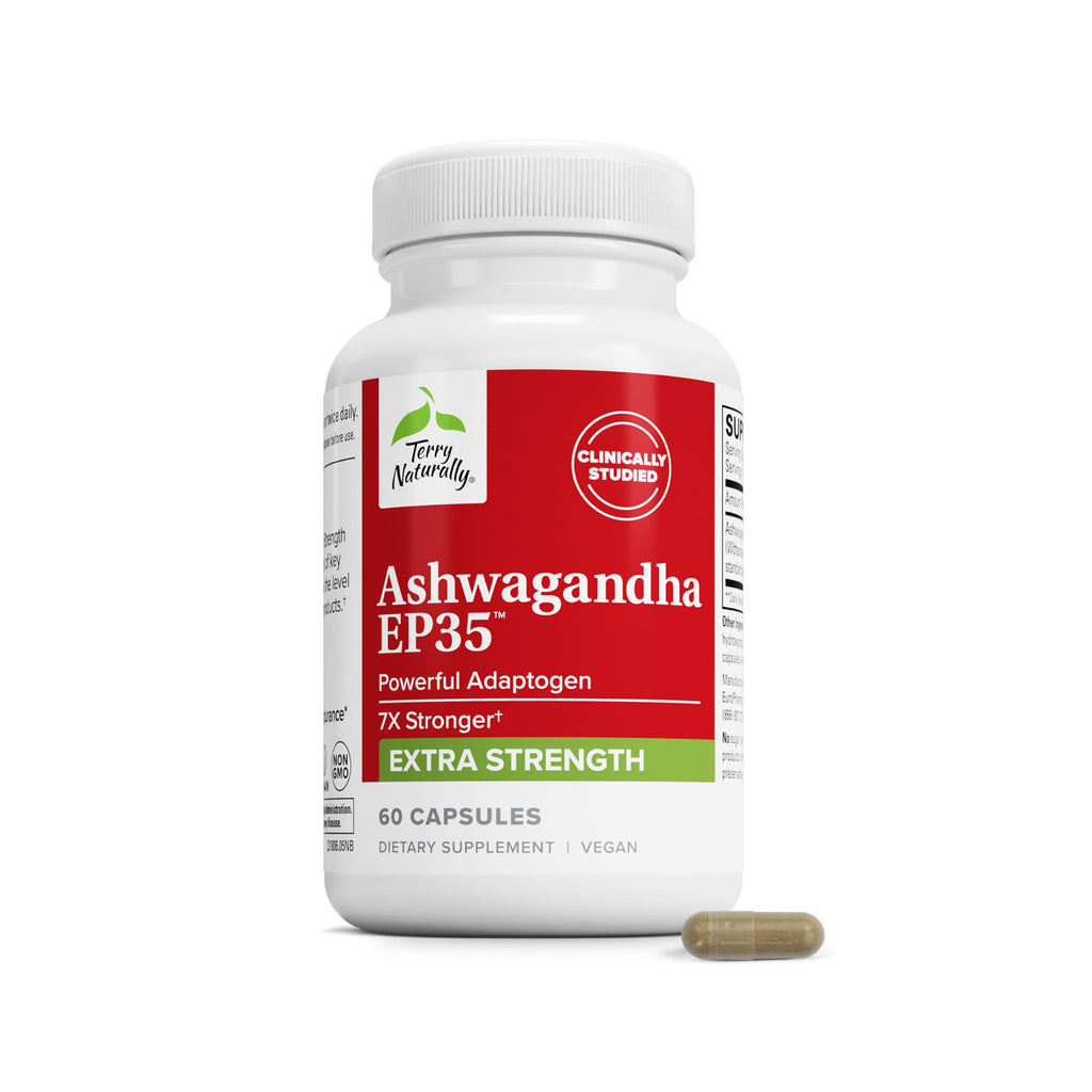 Terry Naturally Ashwagandha EP35 Extra Strength - 60 Capsules
