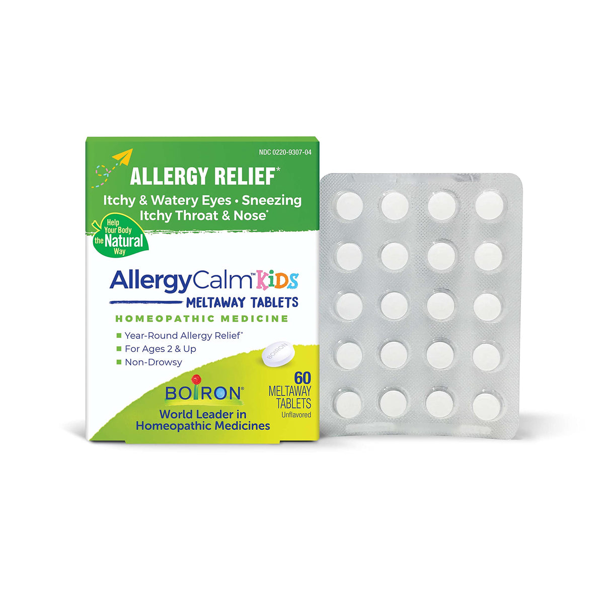 Boiron AllergyCalm Kids Tablets for Relief from Allergy and Hay Fever