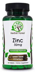 Herbal Forest Zinc 50 mg - 100 Tablets
