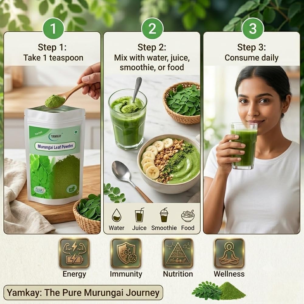 YAMKAY Moringa Leaf Powder