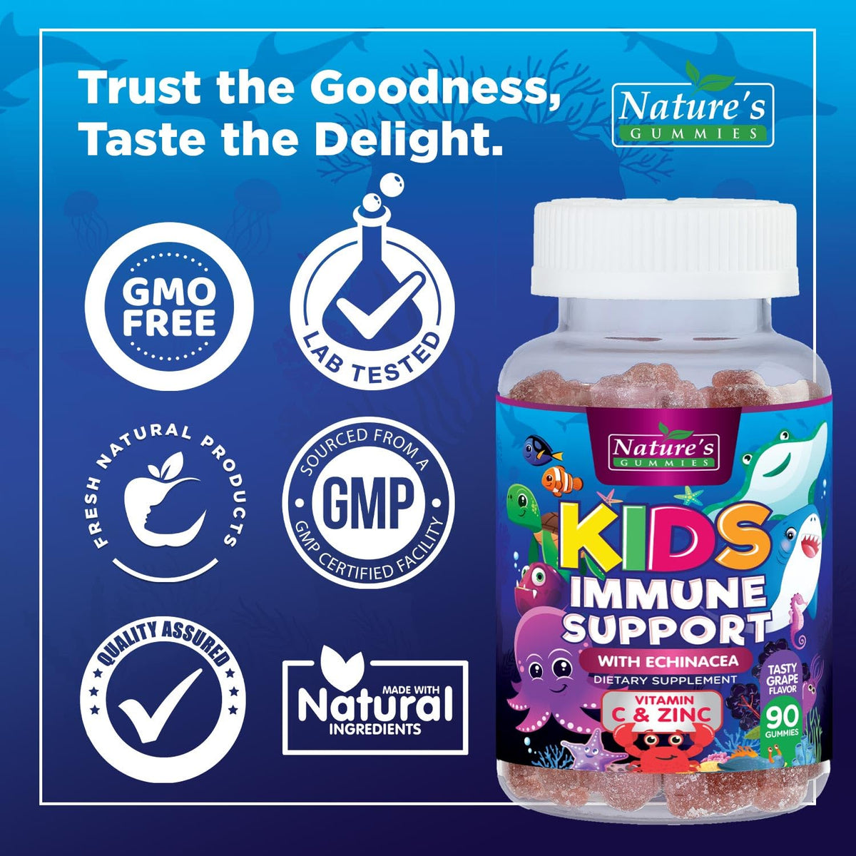 Nature's Nutrition Kids Immune Support Gummies - 90 Gummies - image 4
