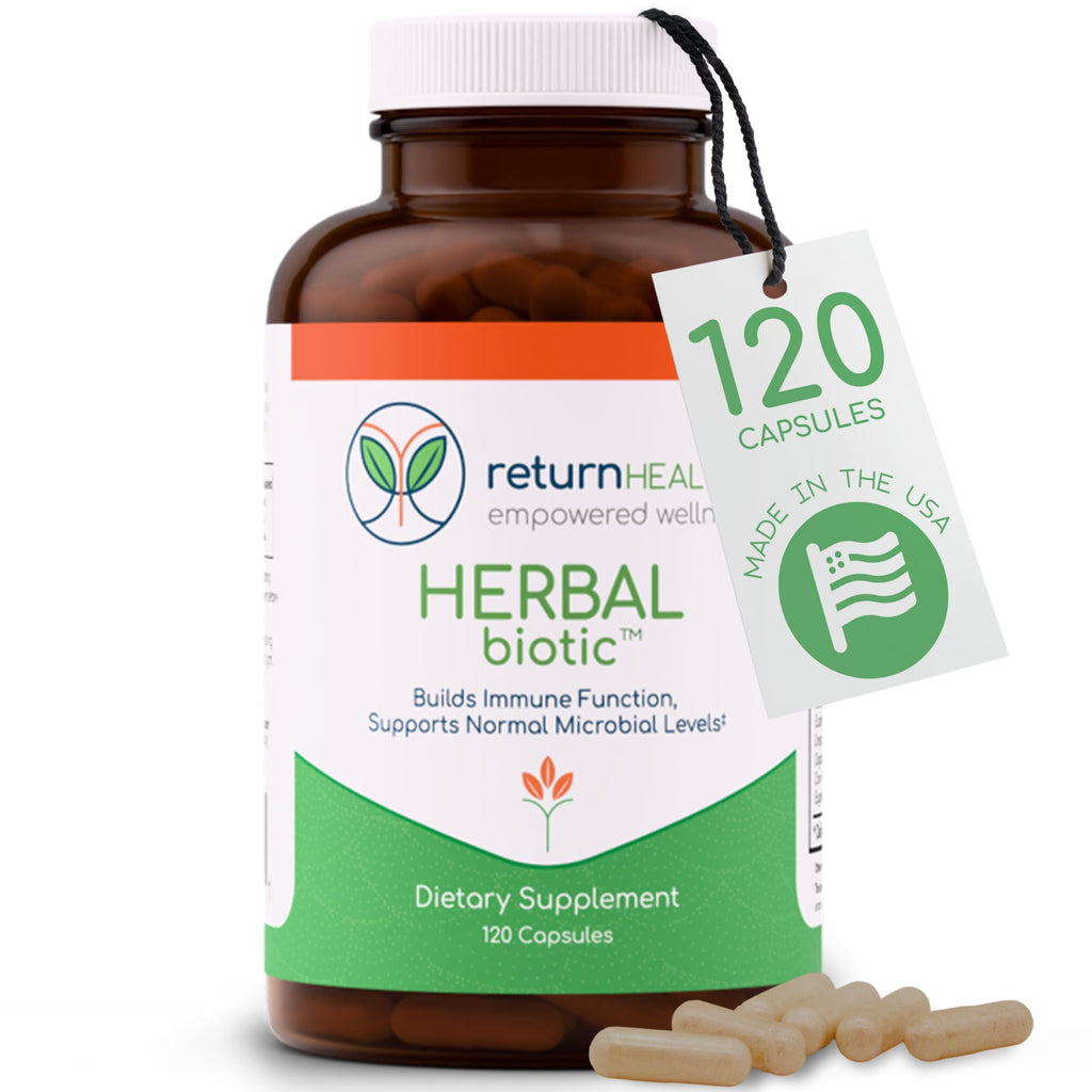 Return Healthy Herbal Biotic Immune Support - 120 Capsules