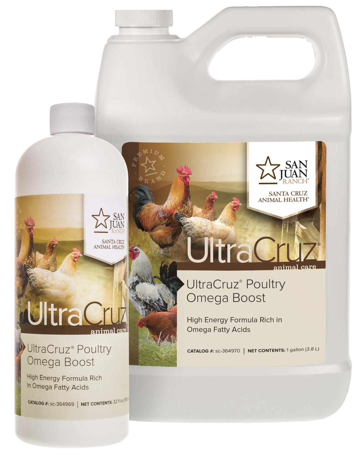 UltraCruz Poultry Omega Boost Supplement Liquid - 32 oz - image 2