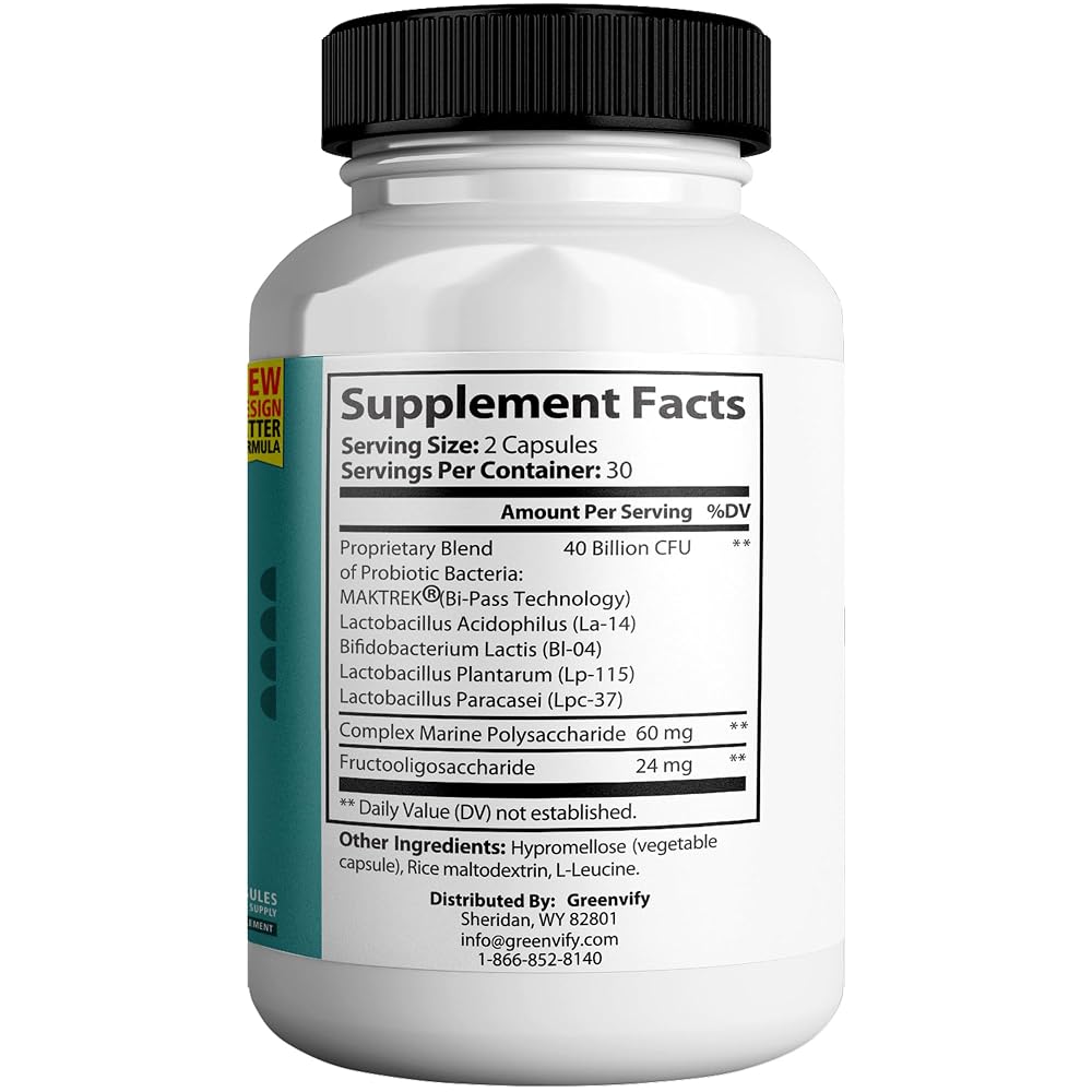 GREENVIFY ProBiotia Max 40 Billion CFU Extra Strength Oral Probiotic