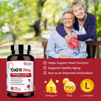 NATURE TARGET CoQ10 200mg with PQQ & L-Carnitine - 120 Softgels - image 3