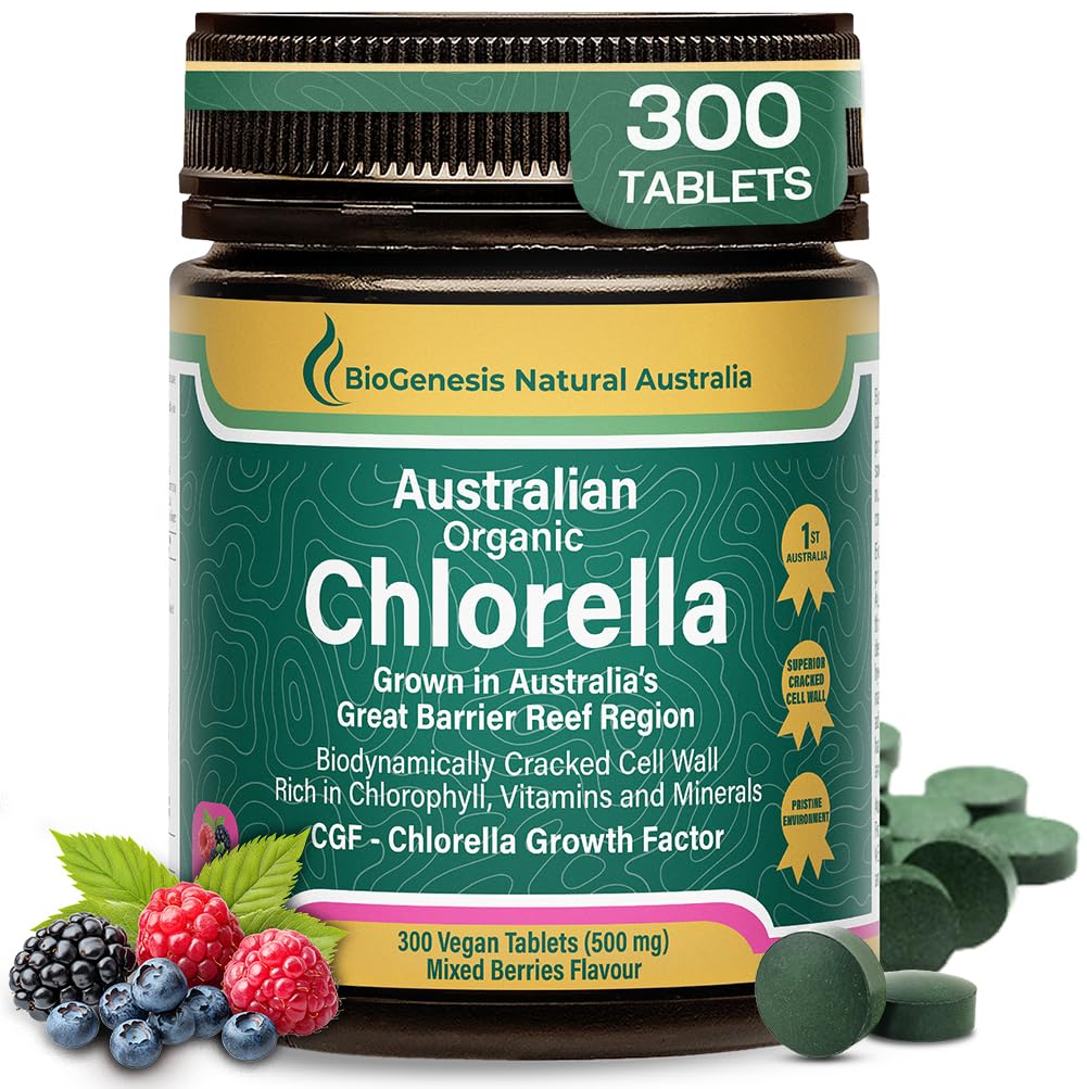 Biogenesis Organic Chlorella Tablets, Mini Tablets & Powder
