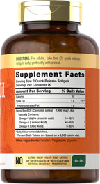 Carlyle Hemp Oil Softgel Capsules Omega 3-6-9 - 180 Count - image 2