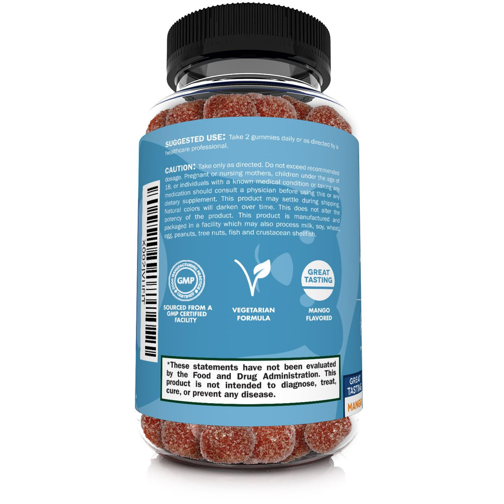 Sunergetic Premium Eye Support Gummies - Lutein with Zeaxanthin