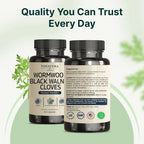 VINATURA Wormwood Black Walnut Clove Capsules - 60 Count - image 8