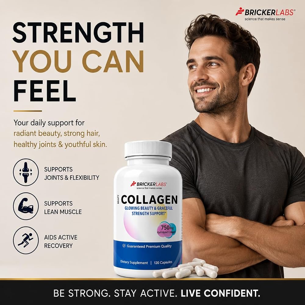 Bricker Labs Collagen Type I & III Hydrolyzed - 120 Capsules - image 8
