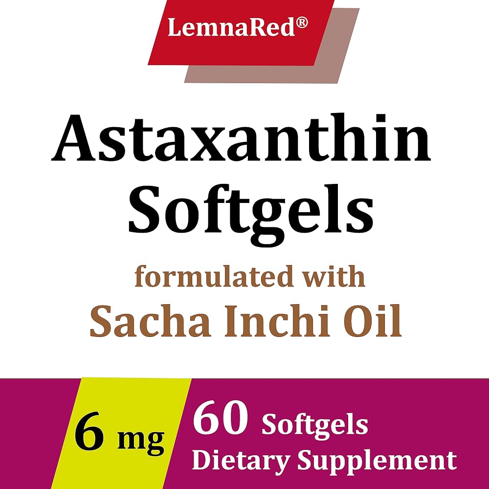 LemnaRed Astaxanthin 6mg Free-Form Softgel - 60 Softgels - image 3