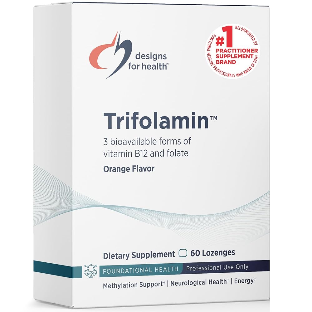 Designs for Health Trifolamin B12 + Folate Lozenges - 60 Lozenges