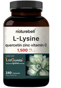 NatureBell L-Lysine 1000mg with Quercetin Capsules - 240 Count